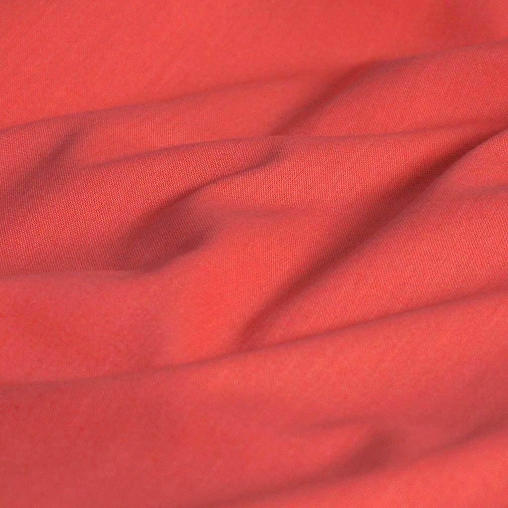 Preview: Fahnentuch mittelfester Baumwollstoff uni koralle